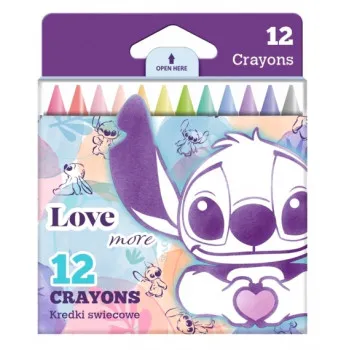 Voštane boje STITCH PASTEL 12kom 