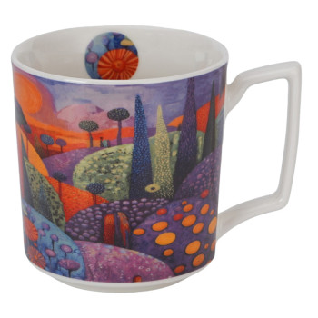 Velika porcelanska šolja BUBBLY HILLS 450ml 