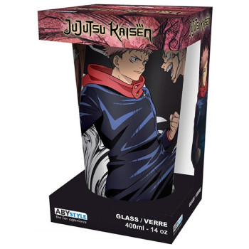JUJUTSU KAISEN staklena čaša ITADORI VS SUKUNA 400ml 