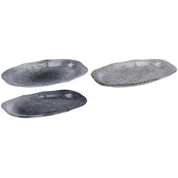 Keramički oval cvetnog dizajna 27x17cm (više vrsta) 