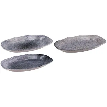 Keramički oval cvetnog dizajna 33x21cm (više vrsta) 