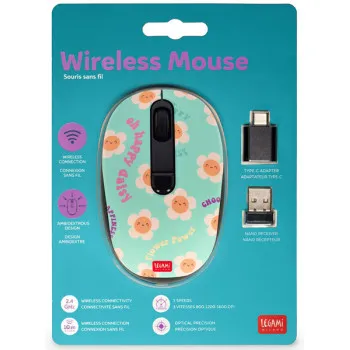 Bežični miš ZELENI - BELE RADE 