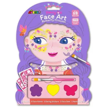 Kreativni set za lice BUTTERFLY PRINCESS 