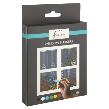 Set šest markera sa tečnom kredom 