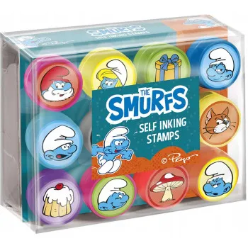 Set pečata ŠTRUMPFOVI 12 kom 