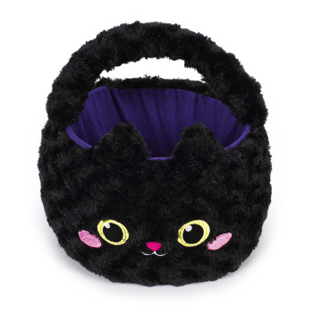 Plišana korpica HALLOWEEN - BLACK CAT 