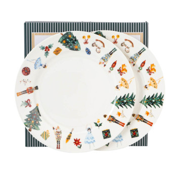 Set od dva desertna tanjira KRCKO ORAŠČIĆ 