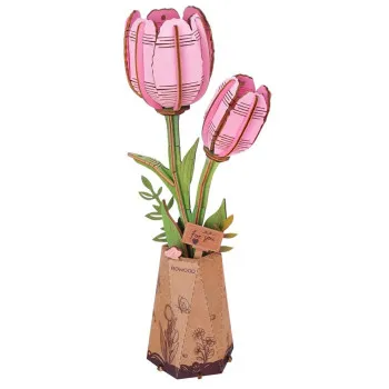 3D puzzle PINK TULIP 