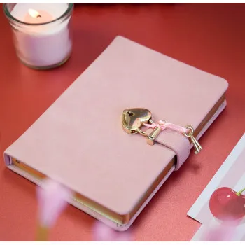 Dnevnik sa ključem HUSH HUSH Pink, 160 st. Na linije 