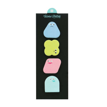 Mini blokovi za poruke OBLICI, 4 boje, 20 listića 