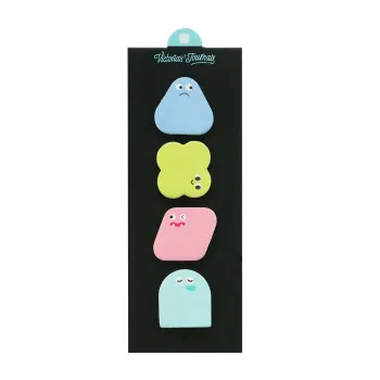 Mini blokovi za poruke OBLICI, 4 boje, 20 listića 