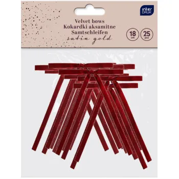 Mašne od crvenog somota 25kom 