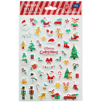 Novogodišnji set 50 stikera BOŽIĆ 