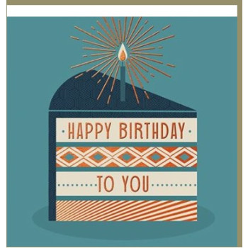 Rođendanska čestitka CAKE SLICE 