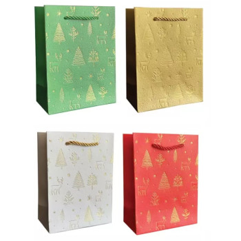 Novogodišnja ukrasna kesa VELIKA DELUX 26x32x12 