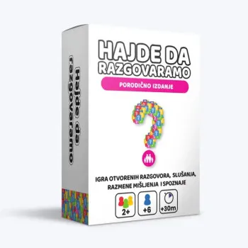 Društvena igra HAJDE DA RAZGOVARAMO  Porodično Izdanje 