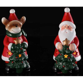 Keramička dekoracija NOVA GODINA 7x17cm 