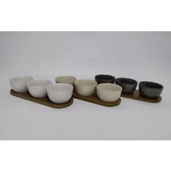 Set sa tri činije i poslužavnikom BAMBOO (Više vrsta) 