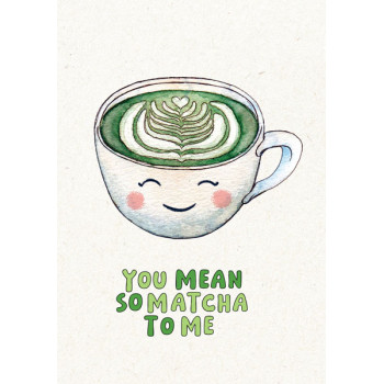 Čestitka MATCHA 