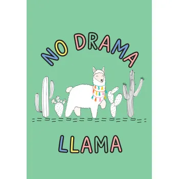 Čestitka NO DRAMA LLAMA 