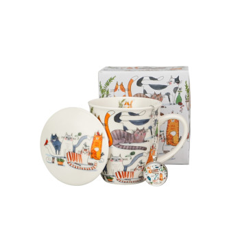 Šolja sa infuzerom CAT'S WORLD - LAZY CATS 