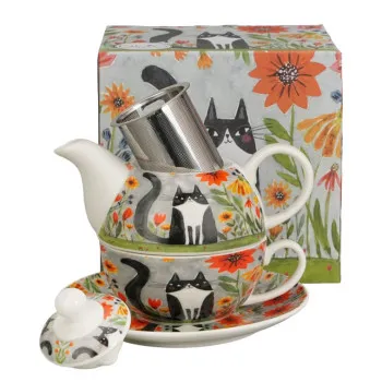 Čajnik sa infuzerom CAT'S WORLD - MEADOW 300ml 