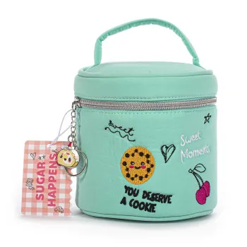 Pamučni neseser sa ručkom KAWAII Green 