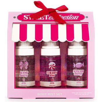 Set tri spreja za telo RASPBERRY CHERRY CANDY 