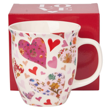 Šolja ROZE SRCA 650ml 