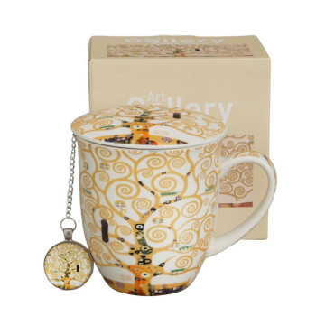 Šolja 400ml sa infuzerom KLIMT Tree of life 