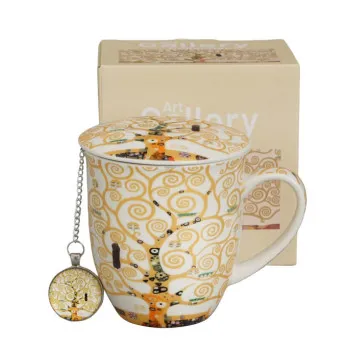 Šolja 400ml sa infuzerom KLIMT Tree of life 