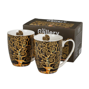 Set dve šolje 360 ml KLIMT Tree of life 