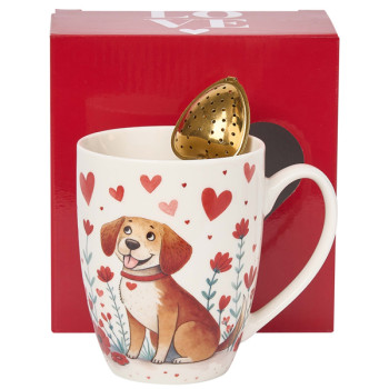 Šolja sa infuzerom u obliku srca KUCA 