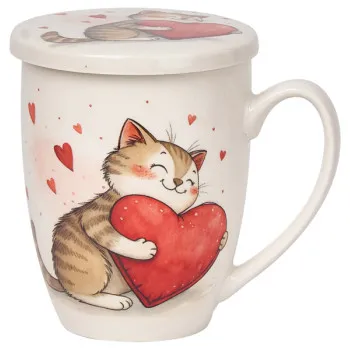 Šolja sa infuzerom MACA SA SRCEM 