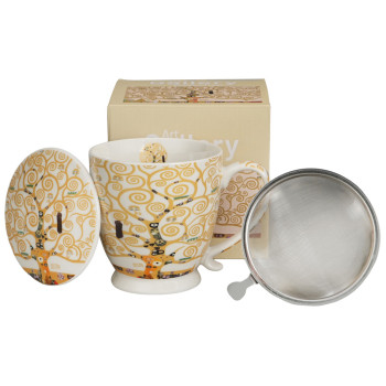 Šolja sa infuzerom TREE OF LIFE ECRU - KLIMT 