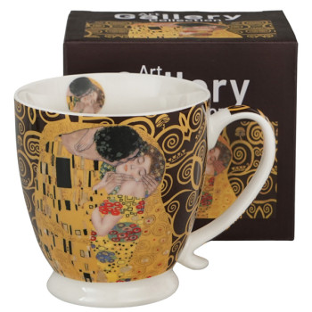 Šolja sa stopicom THE KISS BROWN - KLIMT 