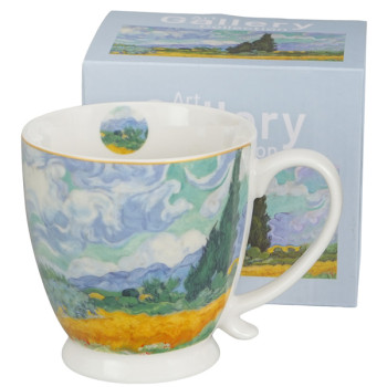 Šolja sa stopicom WHEAT FIELD VAN GOGH 
