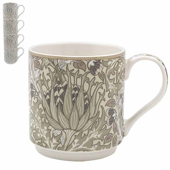 Set četiri šolje ARTICHOKE - WILLIAM MORRIS 