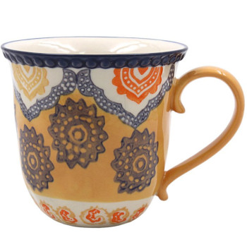 Šolja HAND PAINTED žuta 