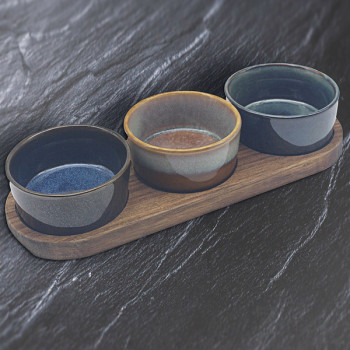 Činije za grickalice TRI OKRUGLE 