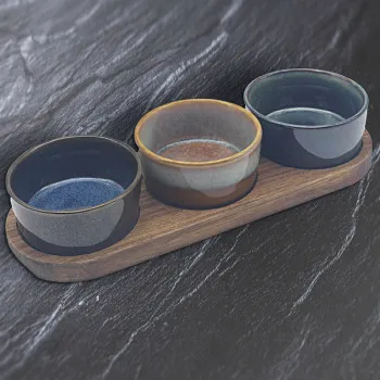 Činije za grickalice TRI OKRUGLE 