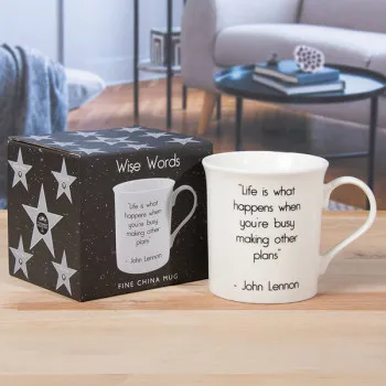 Šolja LIFE IS WHAT HAPPENS 