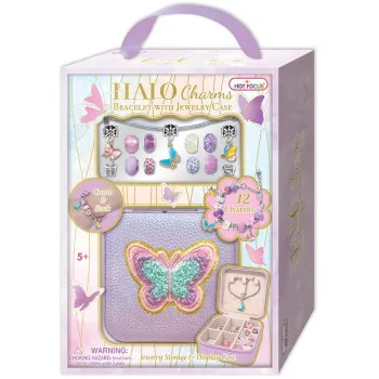 Narukvica sa privescima i kutijom za nakit 