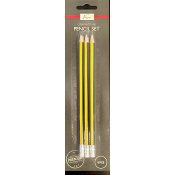 Set grafitnih olovaka HB, 6 kom NASSAU 