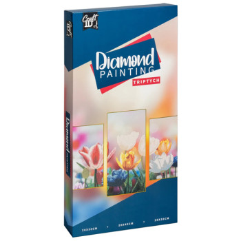 Kreativni set DIAMOND PAINTING TRIPTYCH - CVEĆE 