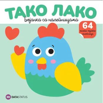 TAKO LAKO : KOKOŠKA BOJANKA SA NALEPNICAMA 