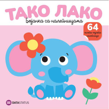 TAKO LAKO : SLON BOJANKA SA NALEPNICAMA 