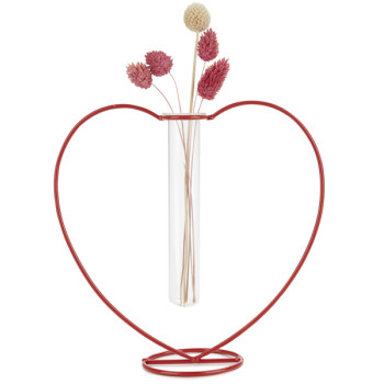 Vaza crvena SRCE 20cm 
