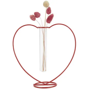 Vaza crvena SRCE 20cm 