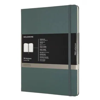 Notes 19x26cm XL MOLESKINE Forest green - hard 